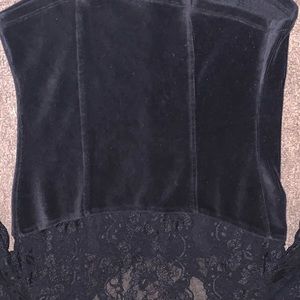 Vintage MODA sm lace corset top